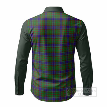 Adam Tartan Accent Long Sleeve Button Shirts with Family Crest