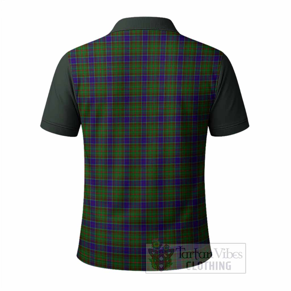 Adam Tartan Accent Polo Shirt with Family Crest
