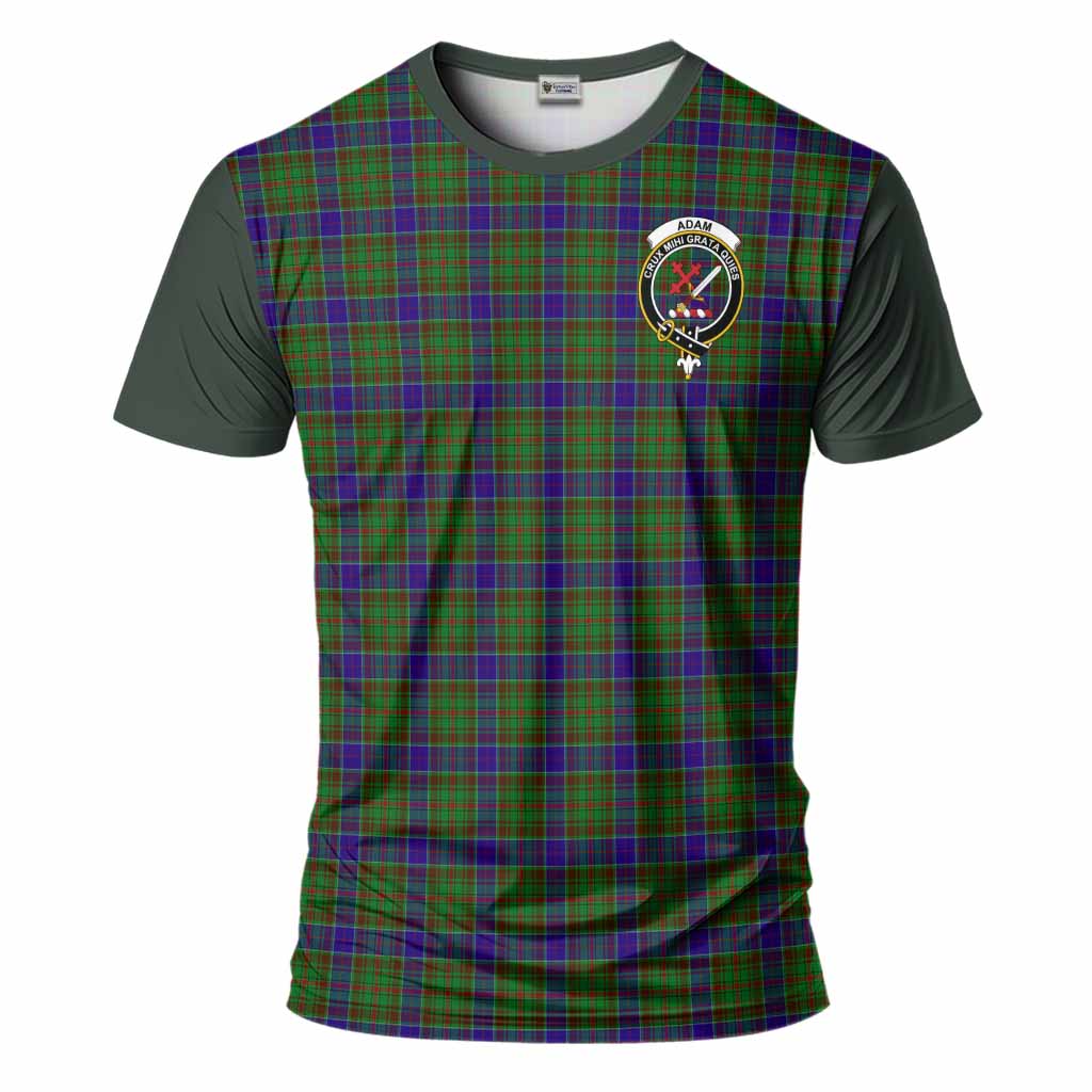 Adam Tartan Accent T-Shirt with Family Crest