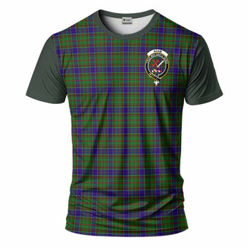 Adam Tartan Accent T-Shirt with Family Crest