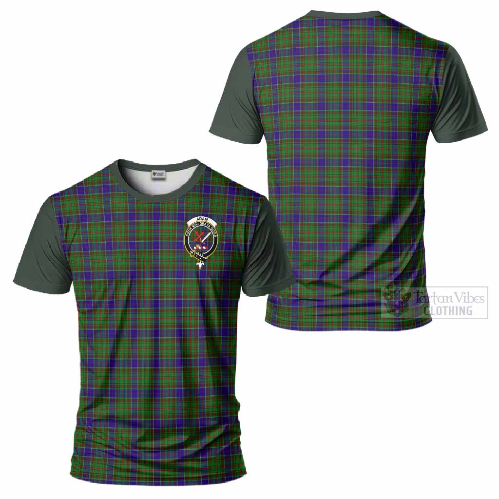 Adam Tartan Accent T-Shirt with Family Crest