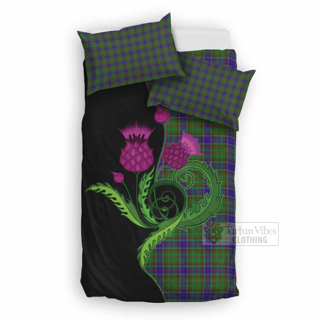 Adam Tartan Bedding Set Traditional Scottish Thistle UK Bedding Set UK Double 79*79 inch - Tartan Vibes Clothing
