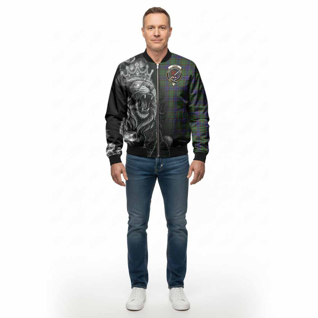 Adam Tartan Bomber Jacket Roaring Lion Heritage