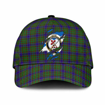 Adam Tartan Classic Cap with Family Crest In Me Style