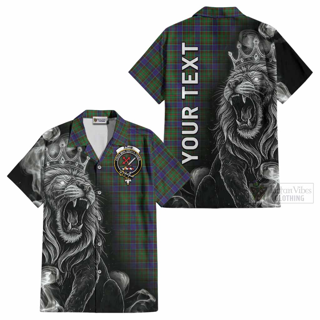 Adam Tartan Cotton Hawaiian Shirt Roaring Lion Heritage