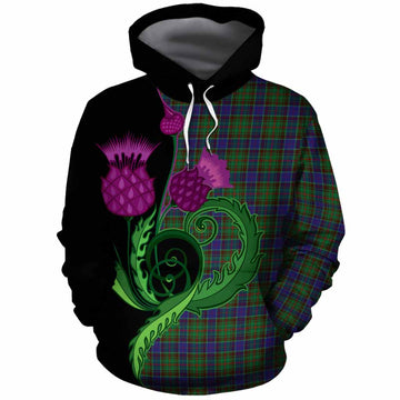 Adam Tartan Cotton Hoodie Traditional Scottish Thistle