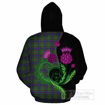 Adam Tartan Cotton Hoodie Traditional Scottish Thistle
