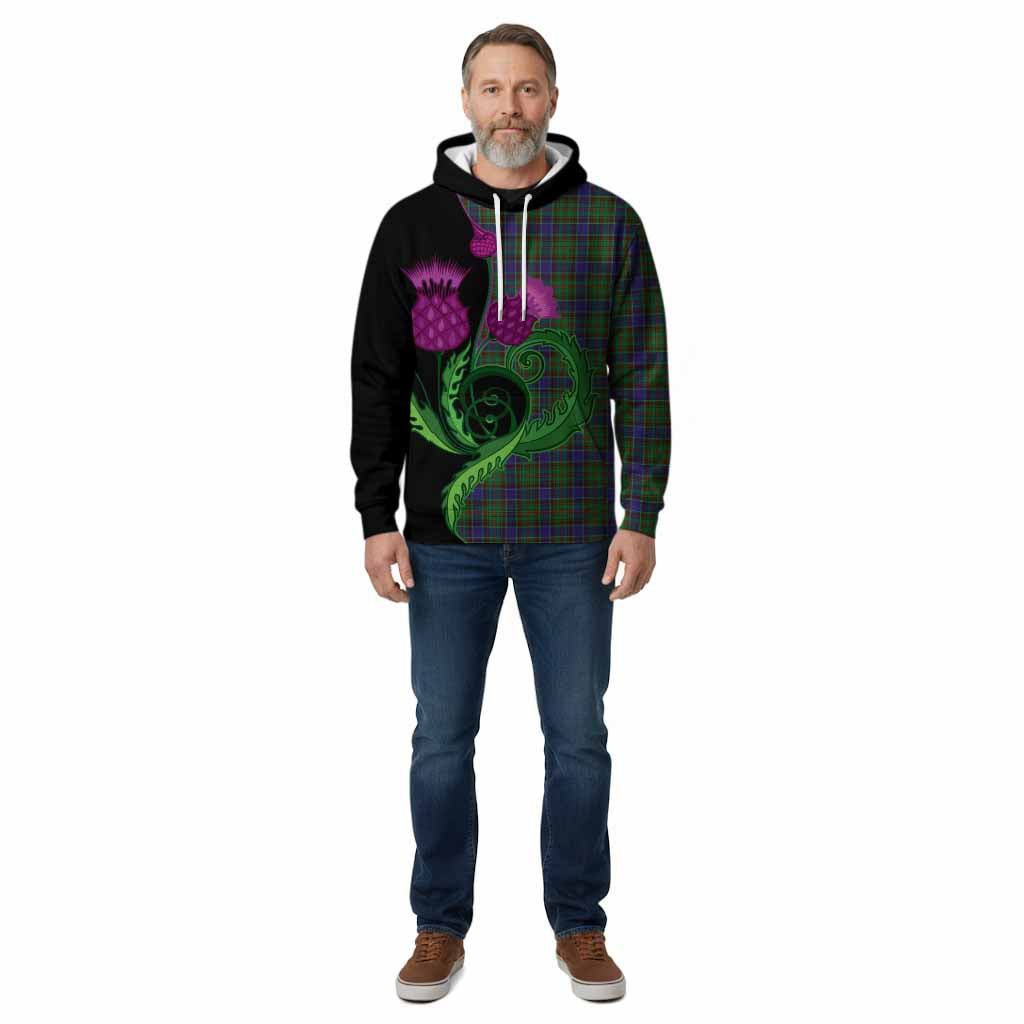Adam Tartan Cotton Hoodie Traditional Scottish Thistle