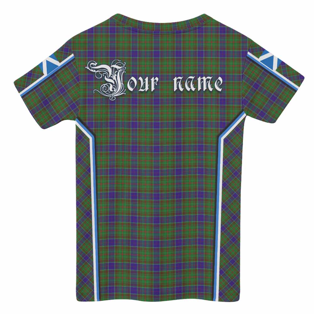 Adam Tartan Crest Kid T-shirt Scotland Coat of Arm Flag Style - Tartan Vibes Clothing