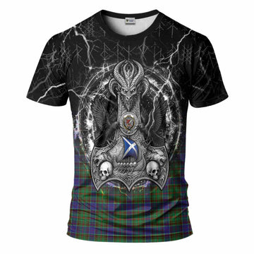 Adam Tartan Crest T-Shirt Celtic Odin's Raven Legacy