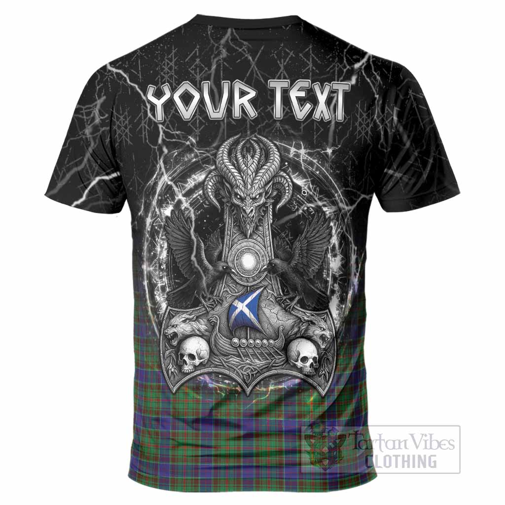 Adam Tartan Crest T-Shirt Celtic Odin's Raven Legacy