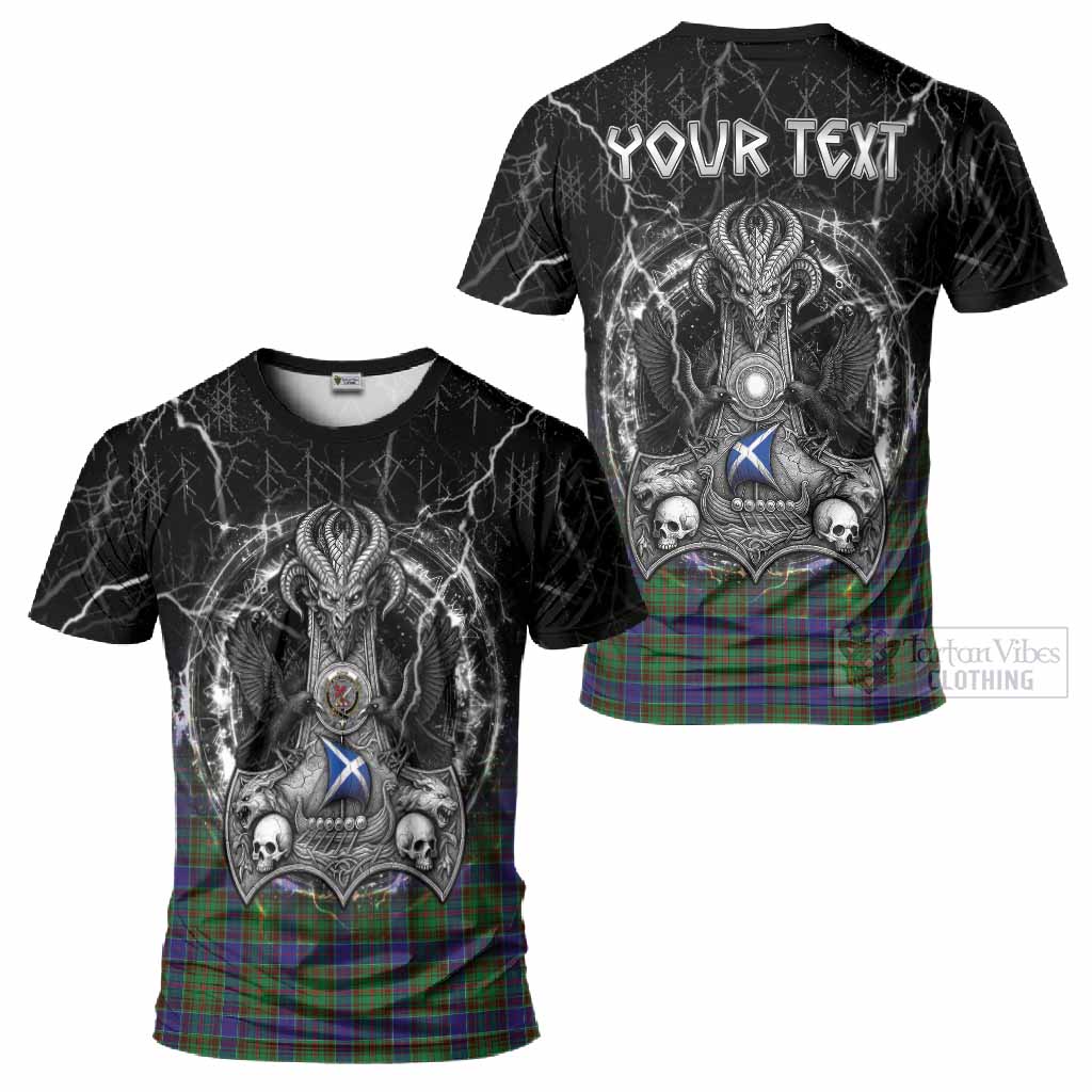 Adam Tartan Crest T-Shirt Celtic Odin's Raven Legacy