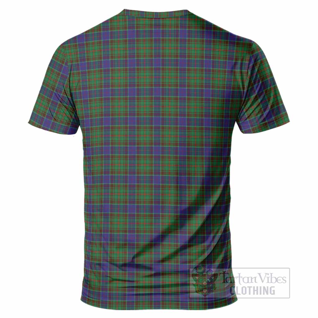 Adam Tartan Crest T-Shirt Ferocious Lion Style