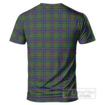 Adam Tartan Crest T-Shirt Ferocious Lion Style