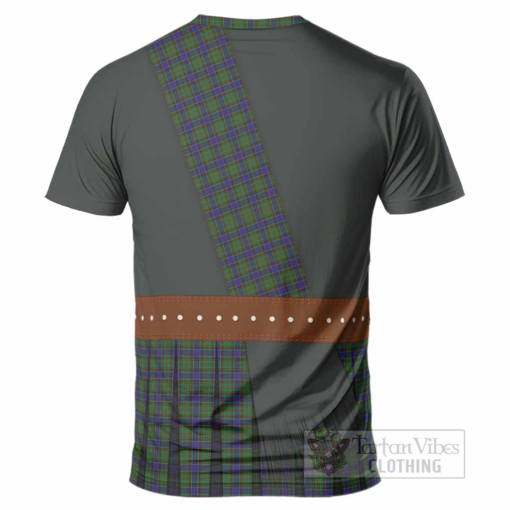 Adam Tartan Crest T-Shirt Kilt Costume Style