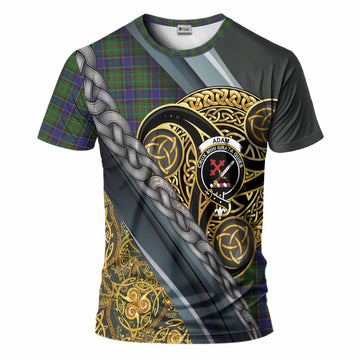 Adam Tartan Crest T-Shirt Scottish Triskele Celtic