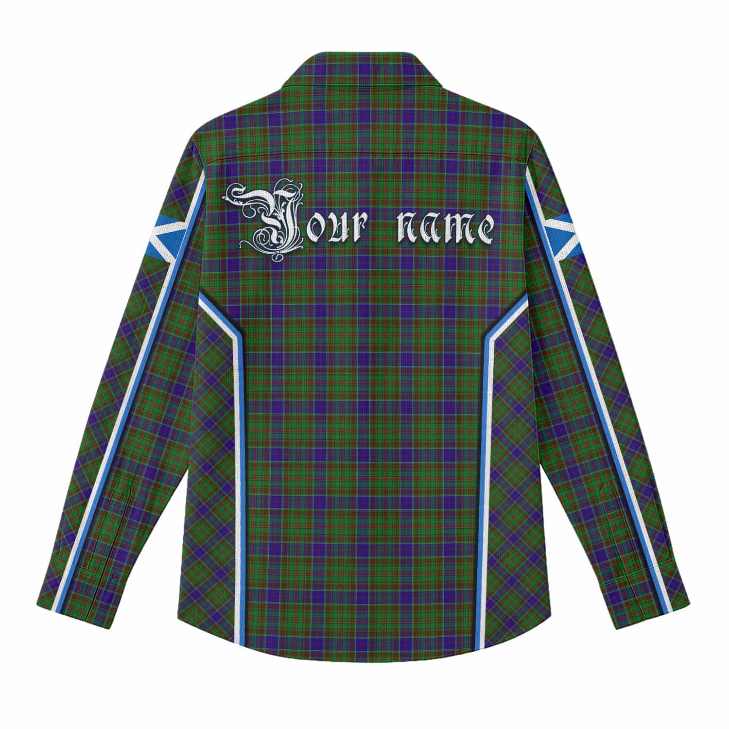 Adam Tartan Crest Women Casual Shirt Scotland Coat of Arm Flag Style - Tartan Vibes Clothing