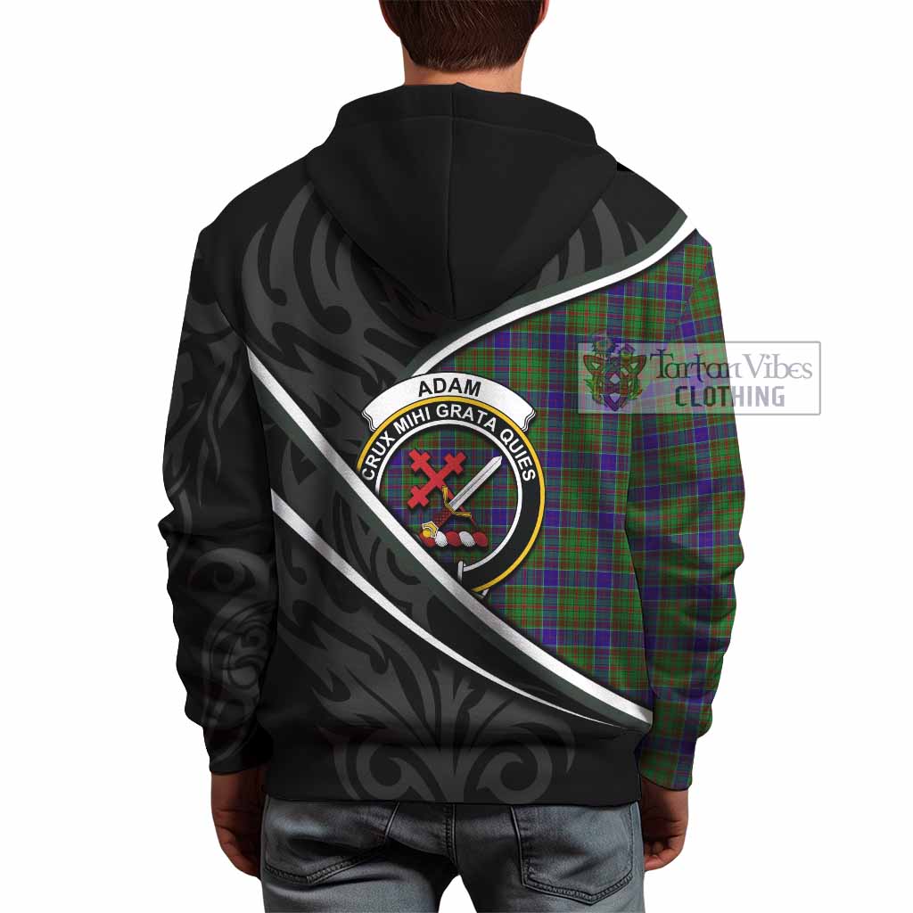 Adam Tartan Family Crest Hoodie Celtic Scottish Thistle Floral - Tartan Vibes Clothing