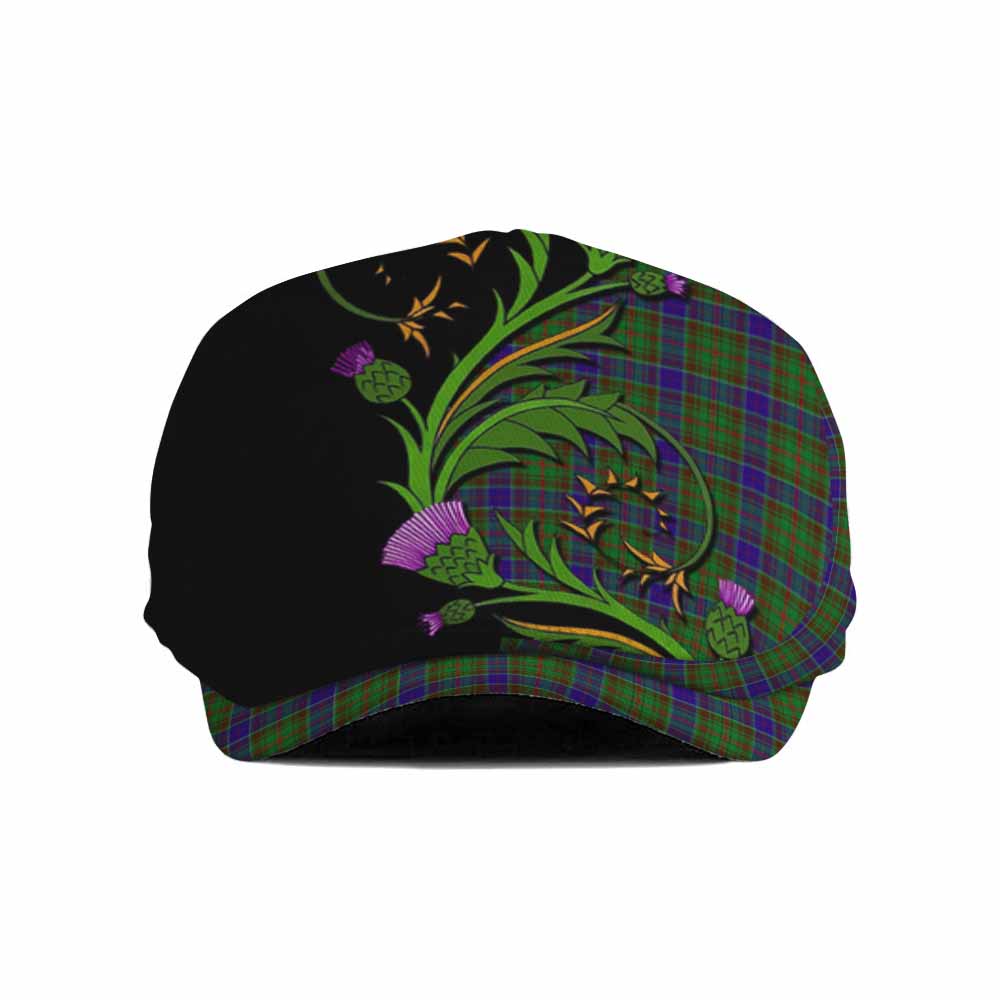 Adam Tartan Flat Cap, Jeff Cap Scottish Thistle Pride Heritage Art