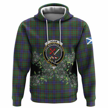 Adam Tartan Hoodie Thistle Scottish Spirit