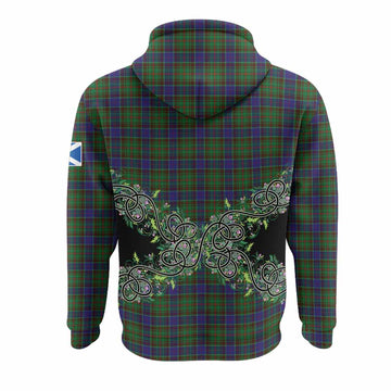 Adam Tartan Hoodie Thistle Scottish Spirit