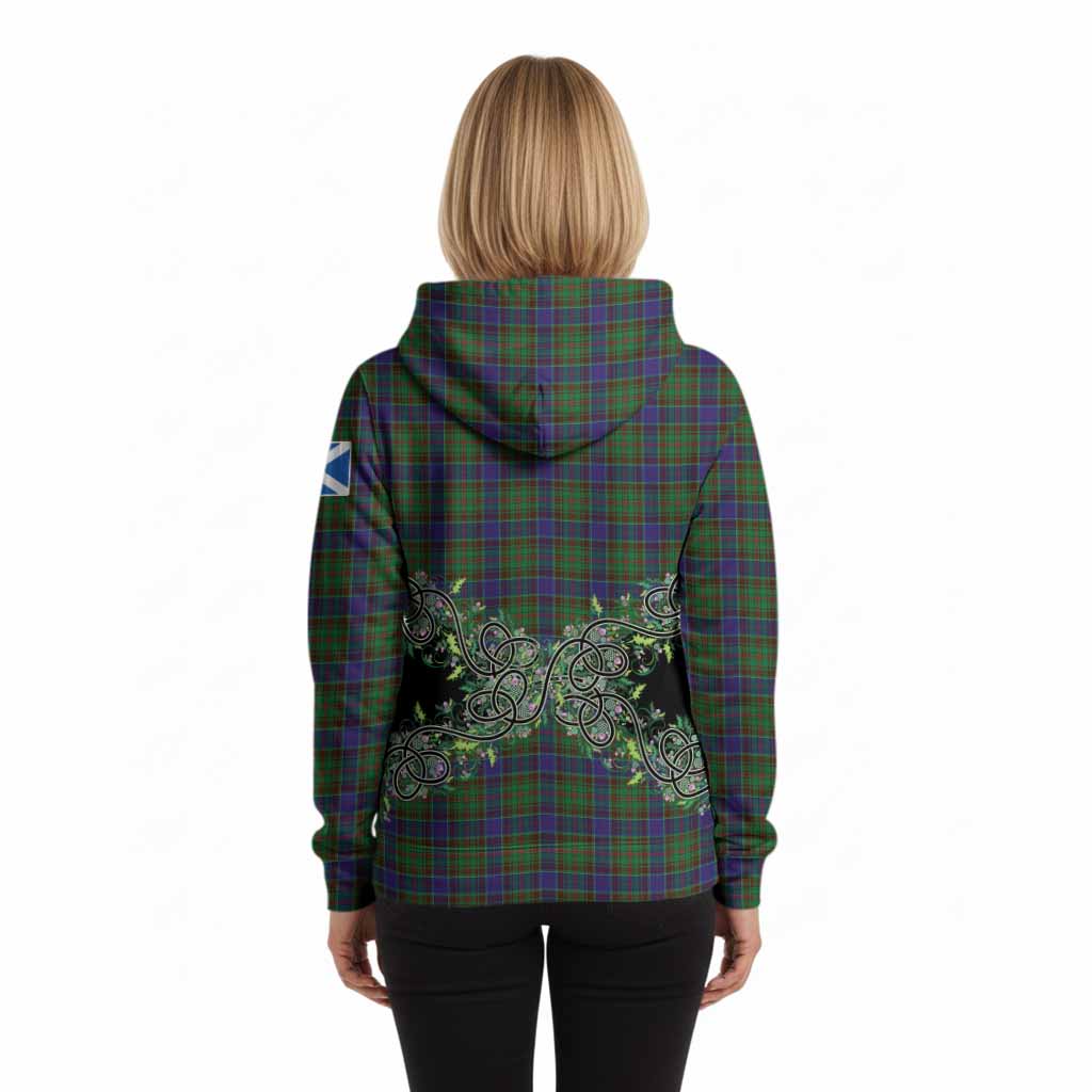 Adam Tartan Hoodie Thistle Scottish Spirit