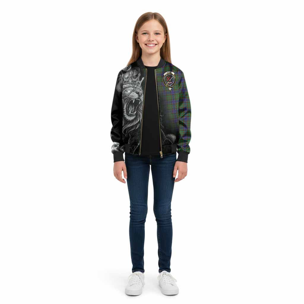 Adam Tartan Kid Bomber Jacket Roaring Lion Heritage