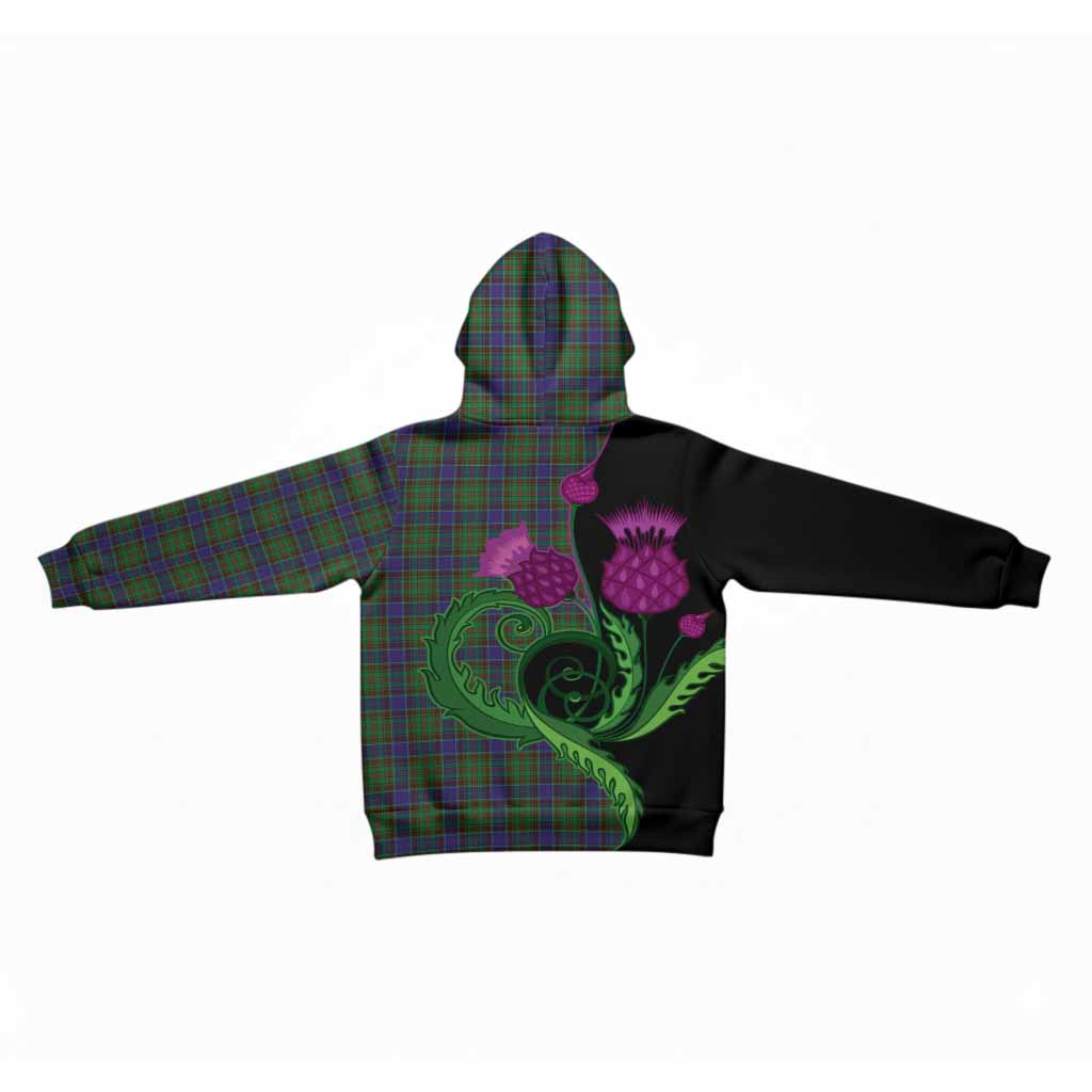 Adam Tartan Kid Hoodie Traditional Scottish Thistle
