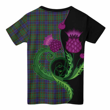 Adam Tartan Kid T-shirt Traditional Scottish Thistle