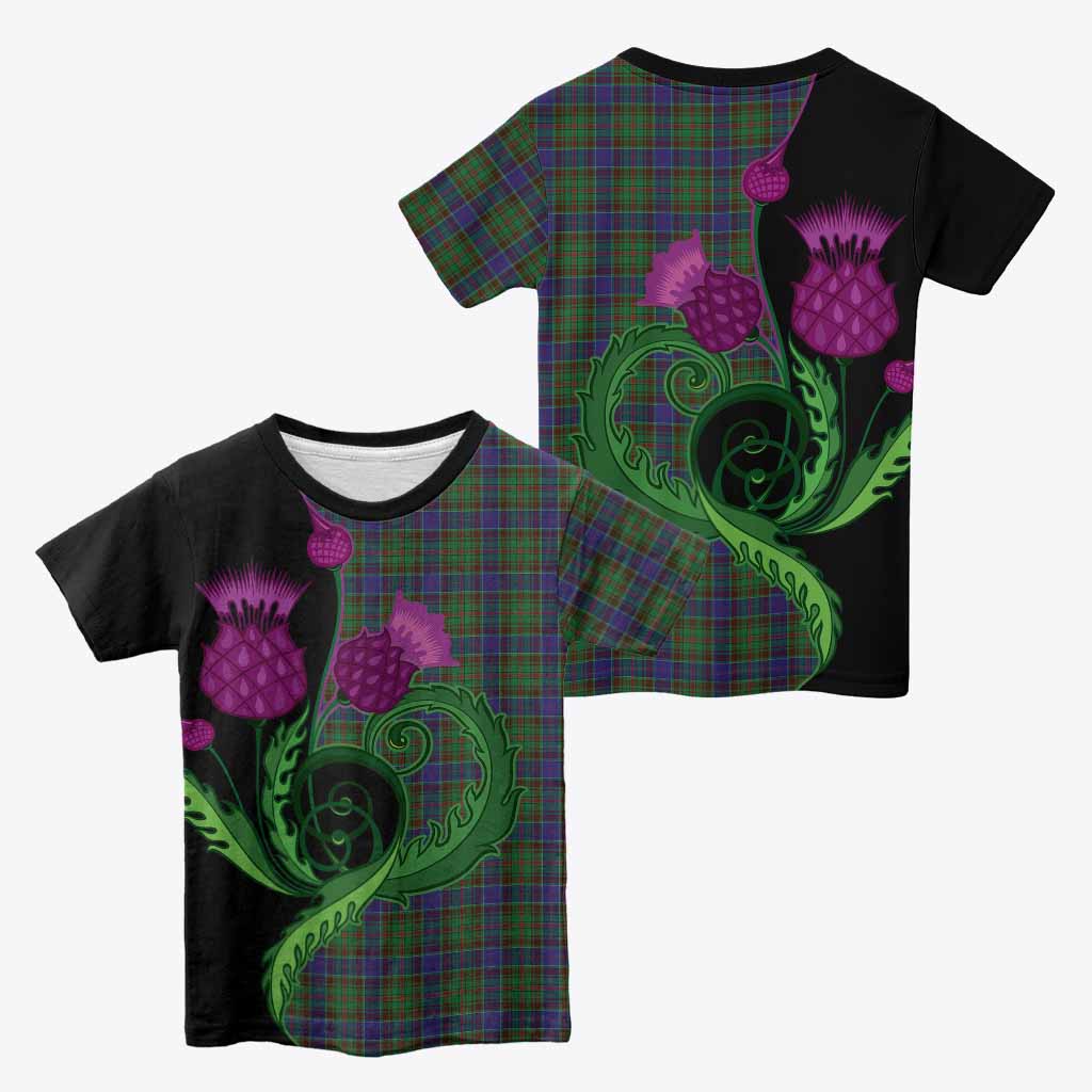 Adam Tartan Kid T-shirt Traditional Scottish Thistle
