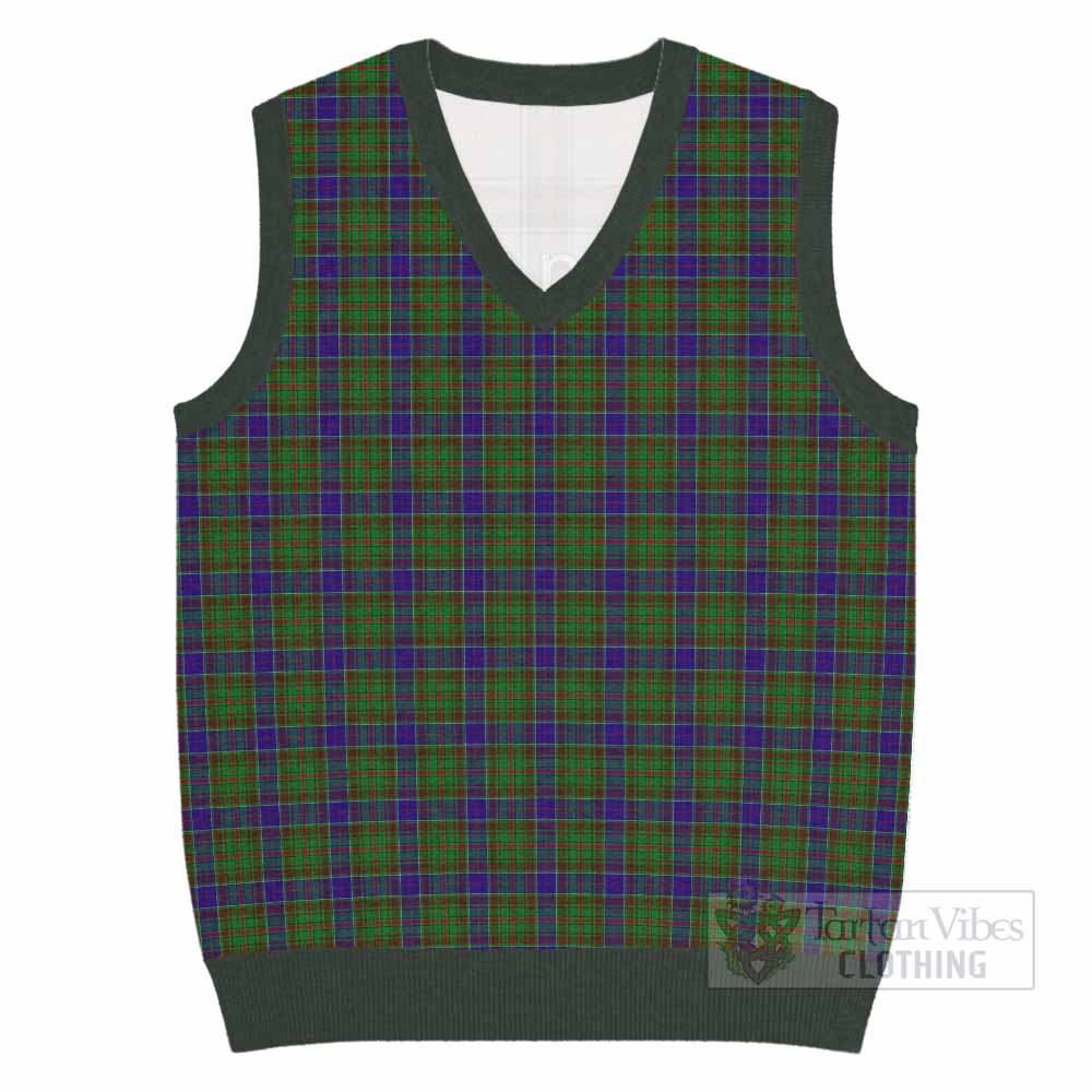 Adam Tartan Knitted V-Neck Vest - Tartan Vibes Clothing