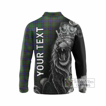Adam Tartan Long Sleeve Polo Shirt Roaring Lion Heritage