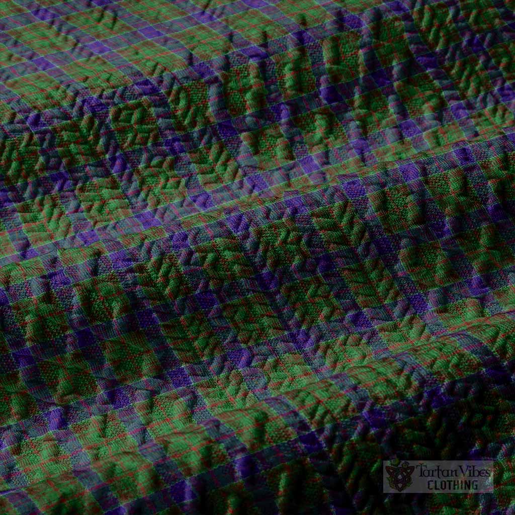 Adam Tartan Men’s Polo Sweater Top with Family Crest