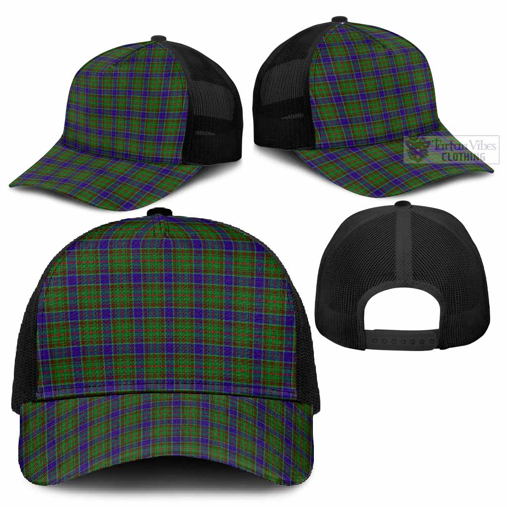 Adam Tartan Mesh Trucker Cap