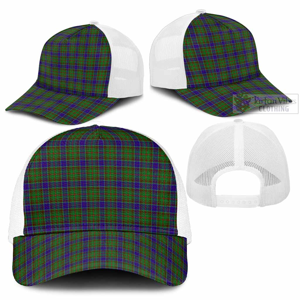 Adam Tartan Mesh Trucker Cap