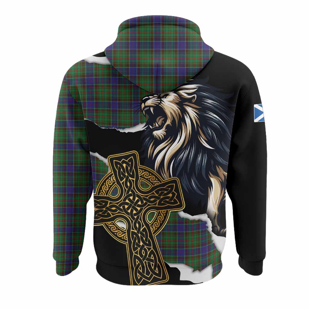 Adam Tartan Scottish Hoodie Lion Celtic Heritage