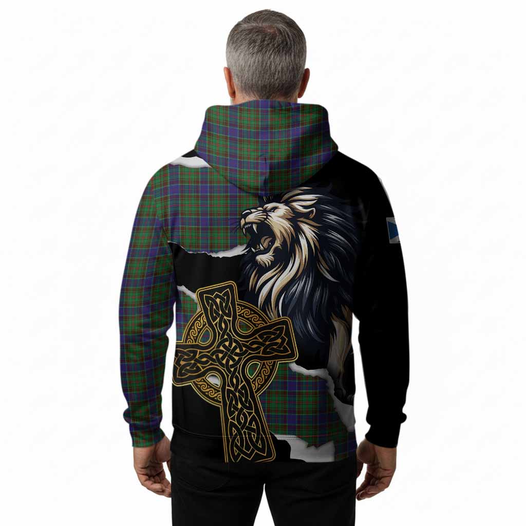 Adam Tartan Scottish Hoodie Lion Celtic Heritage