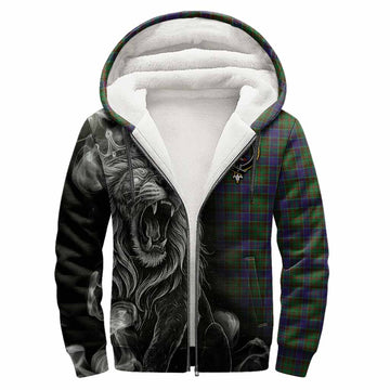 Adam Tartan Sherpa Hoodie Roaring Lion Heritage