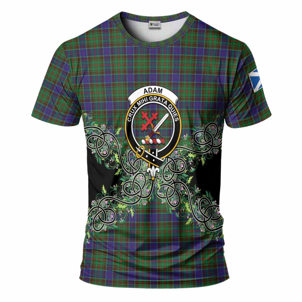 Adam Tartan T-Shirt Thistle Scottish Spirit