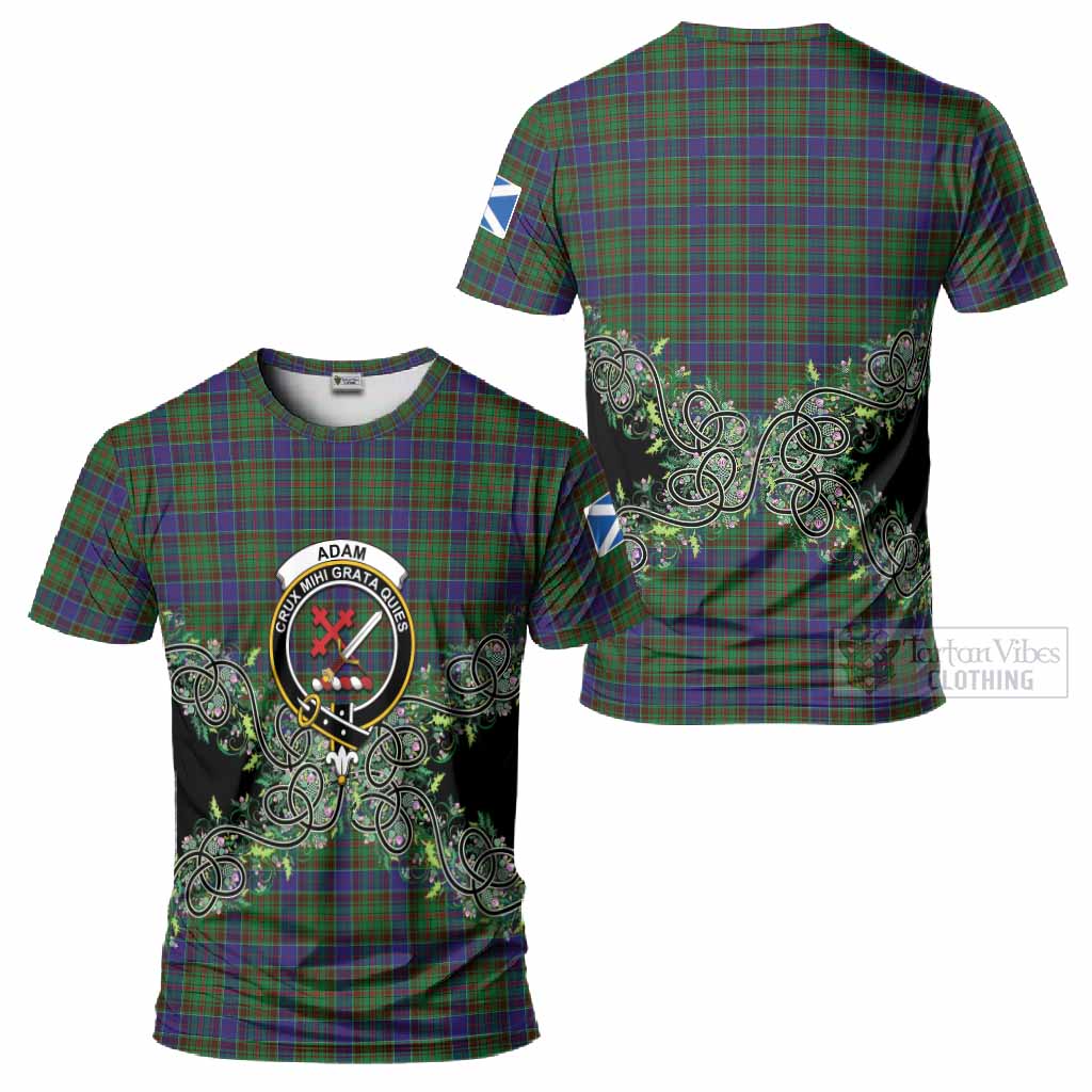 Adam Tartan T-Shirt Thistle Scottish Spirit