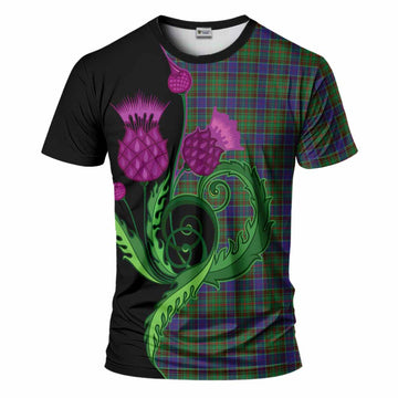 Adam Tartan T-Shirt Traditional Scottish Thistle