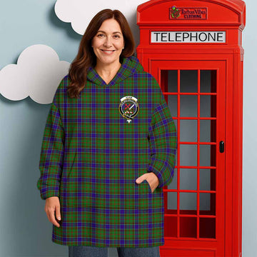 Adam Tartan Wearable Blanket with Family Crest - Tartan Vibes Clothing