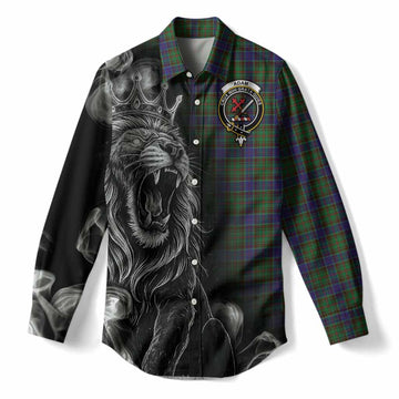 Adam Tartan Women Casual Shirt Roaring Lion Heritage