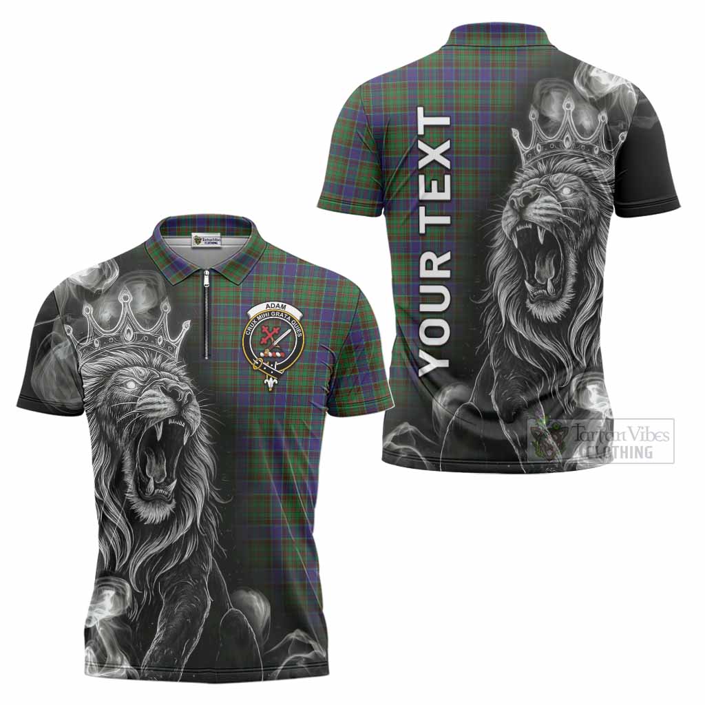 Adam Tartan Zipper Polo Shirt Roaring Lion Heritage