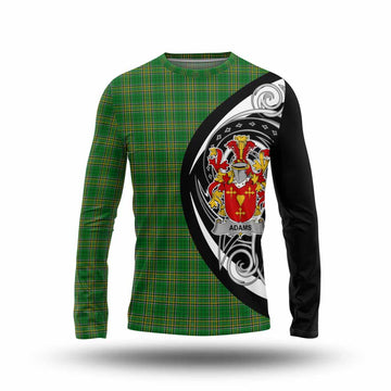 Tartan Vibes Clothing Adams Irish Clan Long Sleeve T-Shirt Celtic Circle Style