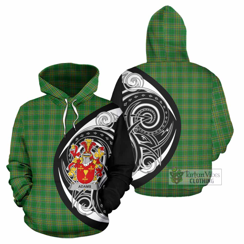 Tartan Vibes Clothing Adams Irish Clan Hoodie Celtic Circle Style