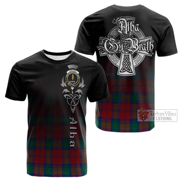 Affleck Tartan Cotton T-shirt Featuring Alba Gu Brath Family Crest Celtic Inspired Kid's Shirt - Tartan Vibes Clothing