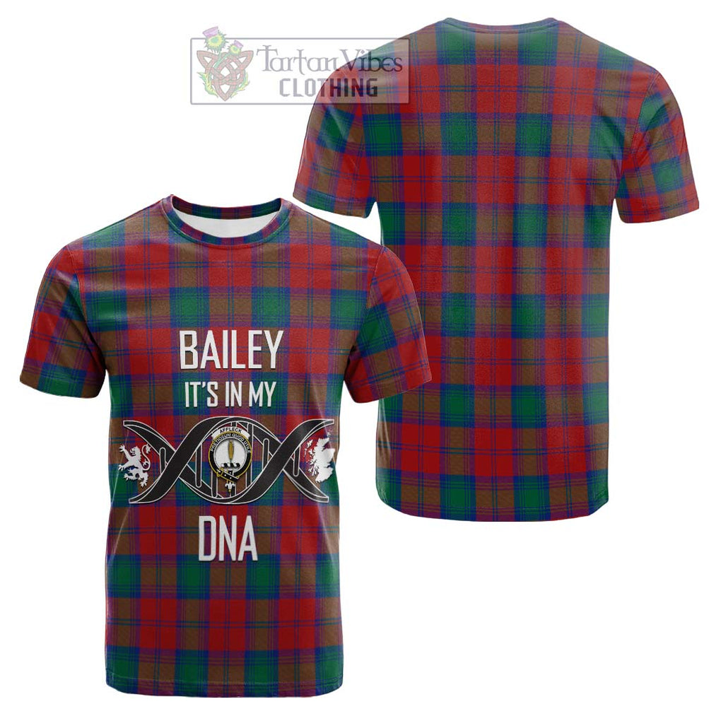 Tartan Vibes Clothing Affleck Tartan Cotton T-shirt with Family Crest DNA In Me Style