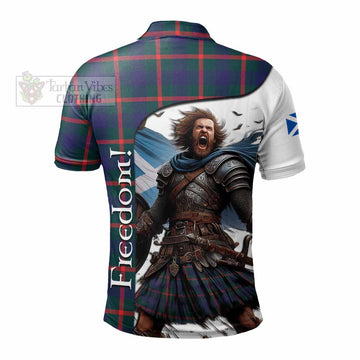 Agnew Crest Tartan Polo Shirt Inspired by the Freedom of Scottish Warrior
