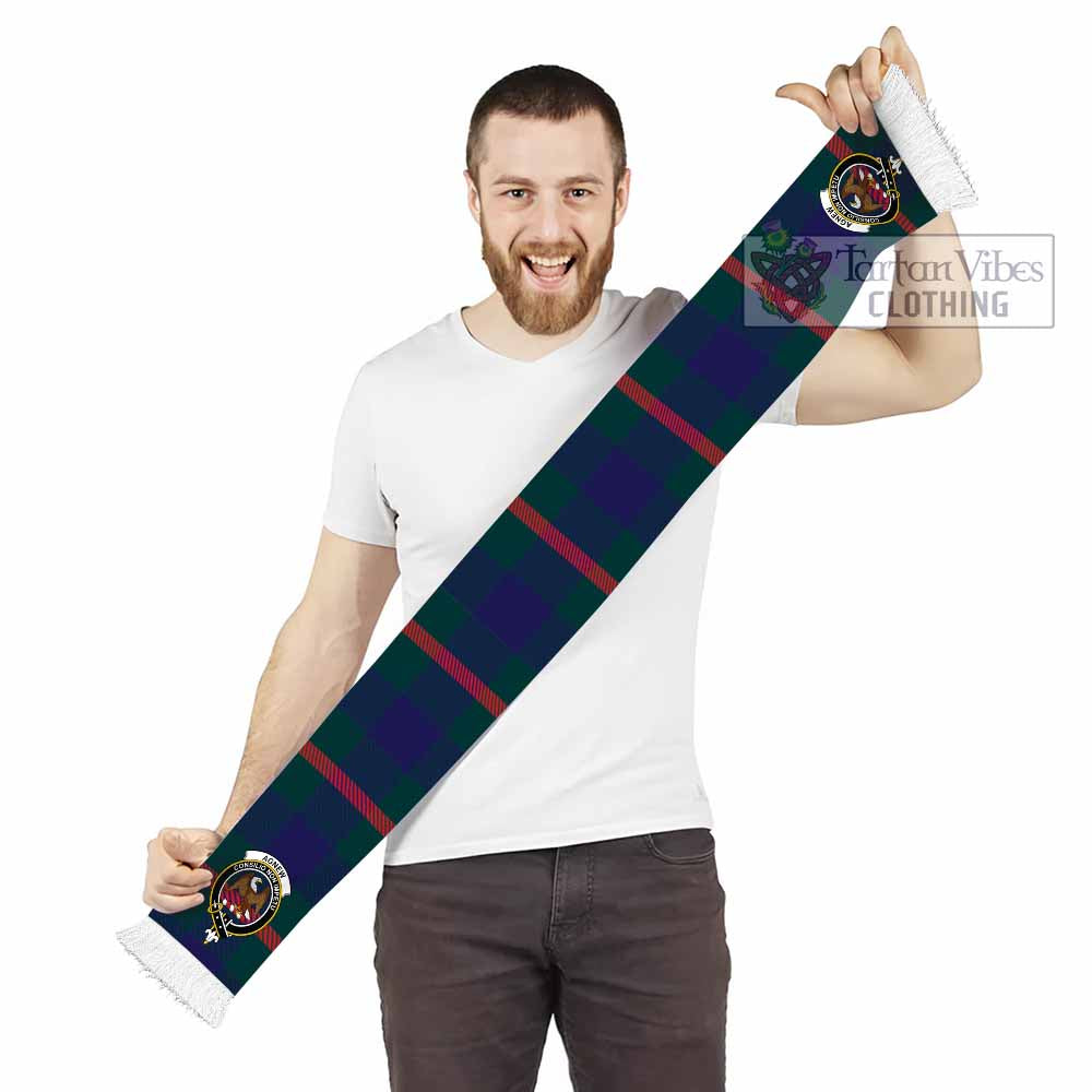 Tartan Vibes Clothing Agnew Tartan Ruffneck Scarf with Family Crest